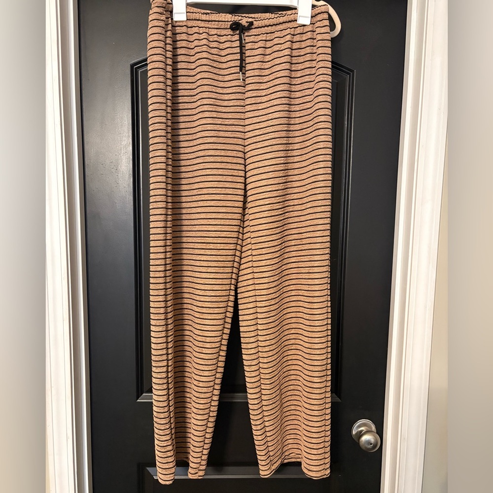 Brown and Black Cozy Lounge Pants -Size XL